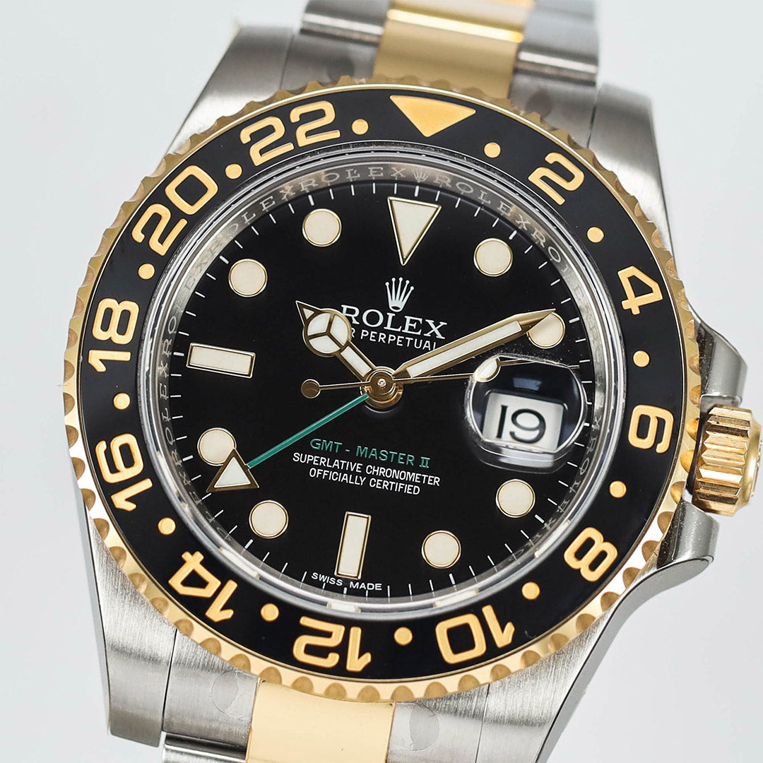 GMT Master II Two Tone Yellow Gold 40mm UNWORN (2015)