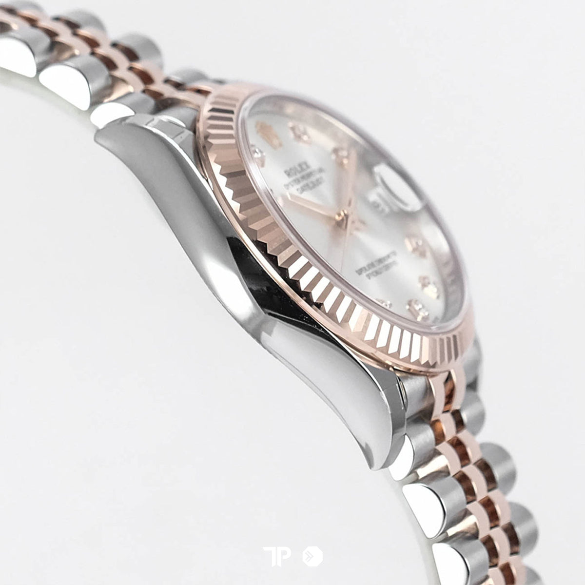 Datejust 31 Two Tone Rose Gold Silver Dial Diamond Index Fluted Bezel Jubilee NEW (2026)