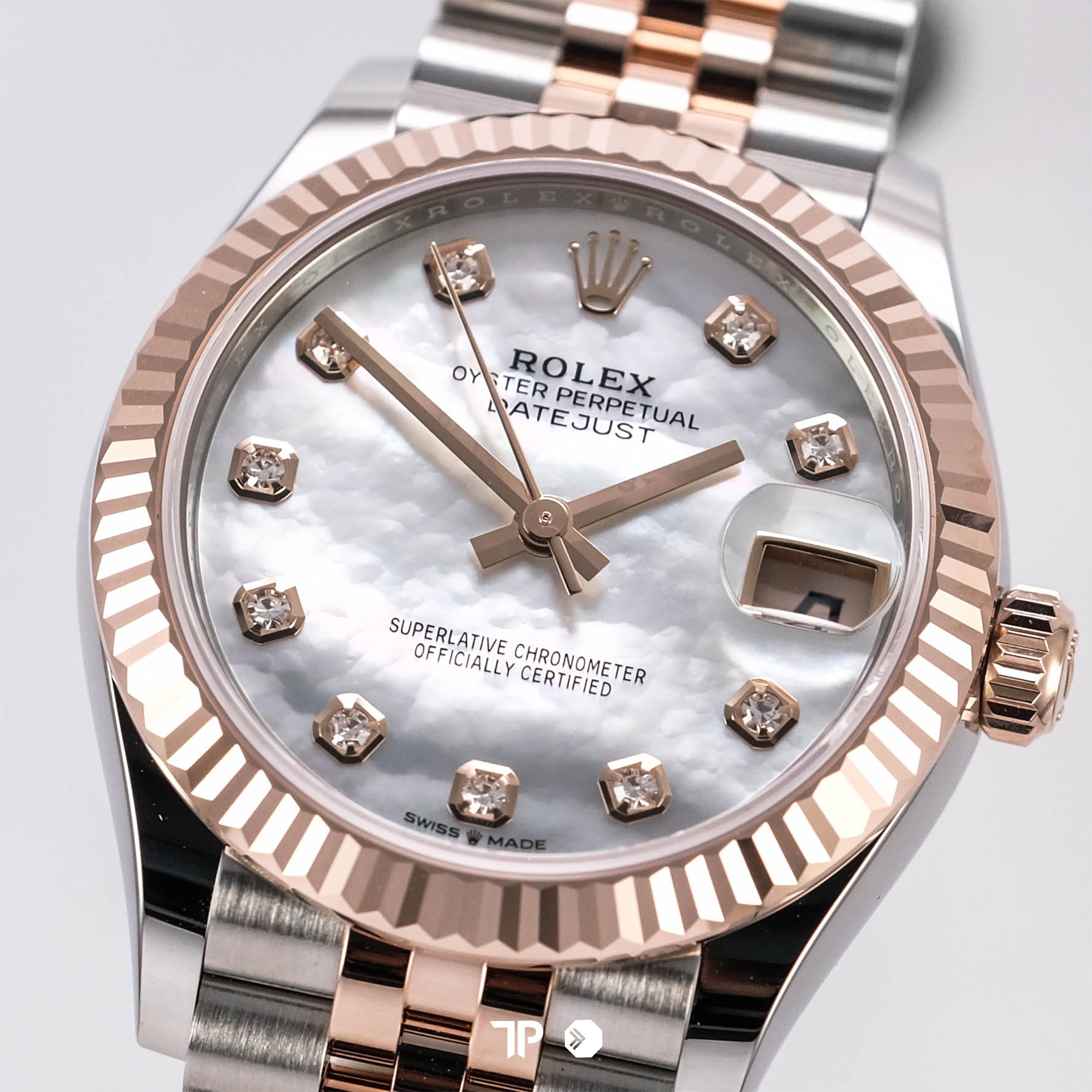 Datejust 31 Two Tone Rose Gold MOP Ten Diamond Jubilee NEW(2026)