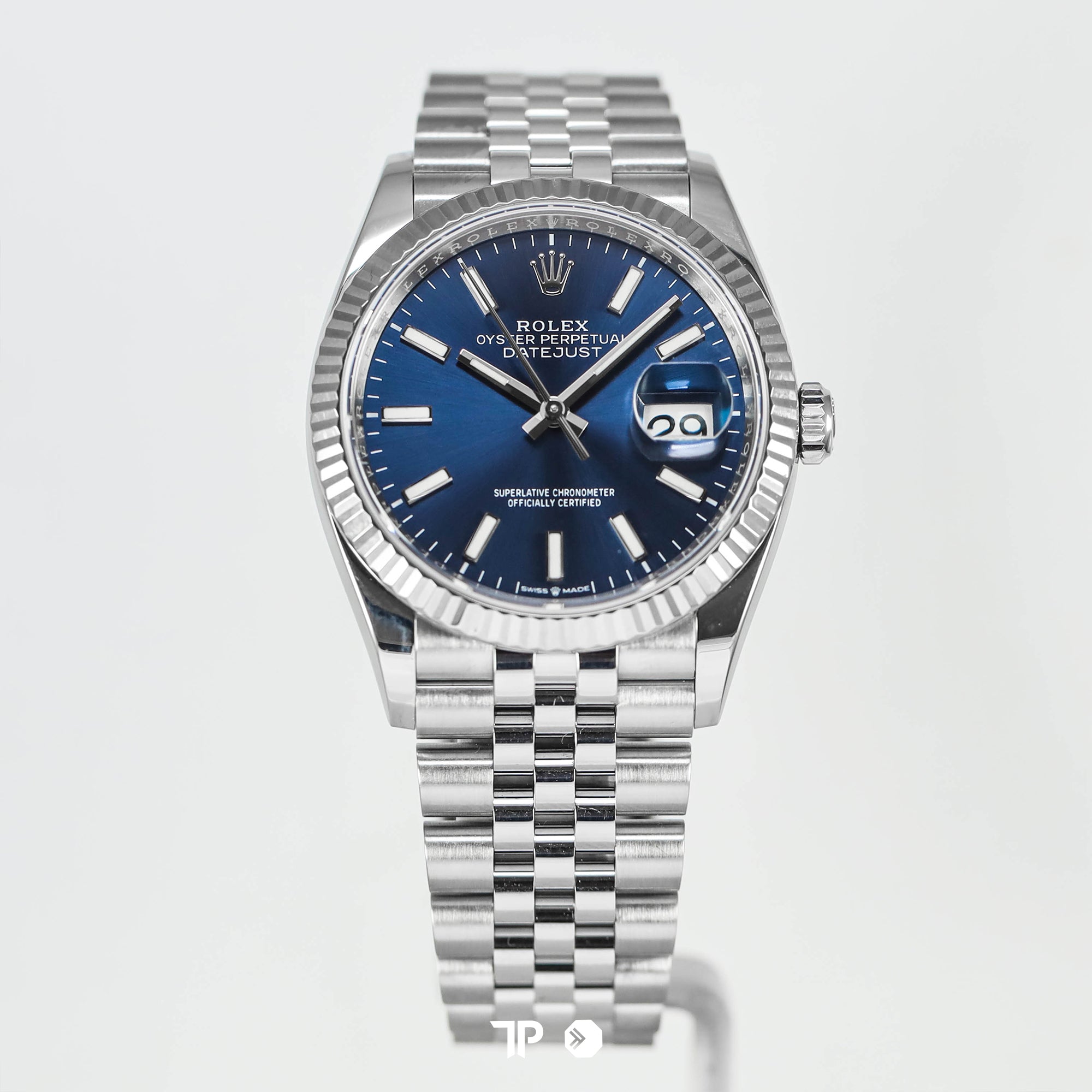 Datejust 36 Blue Fluted Bezel Jubilee (2024)