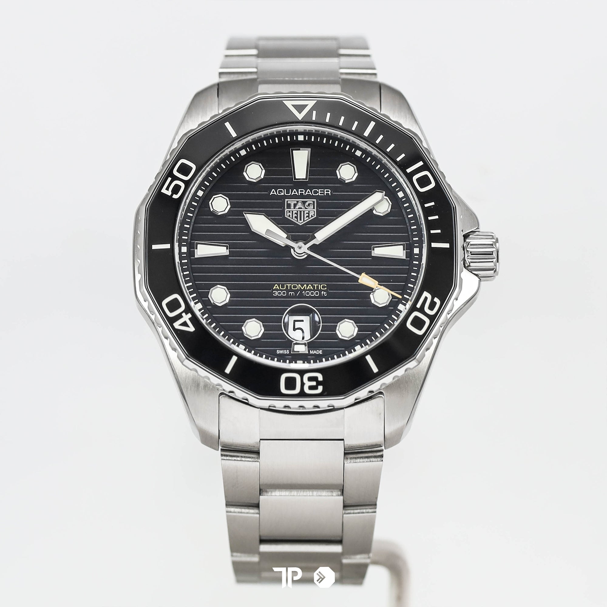 Aquaracer 300m Black Dial Bracelet 43mm (2023)
