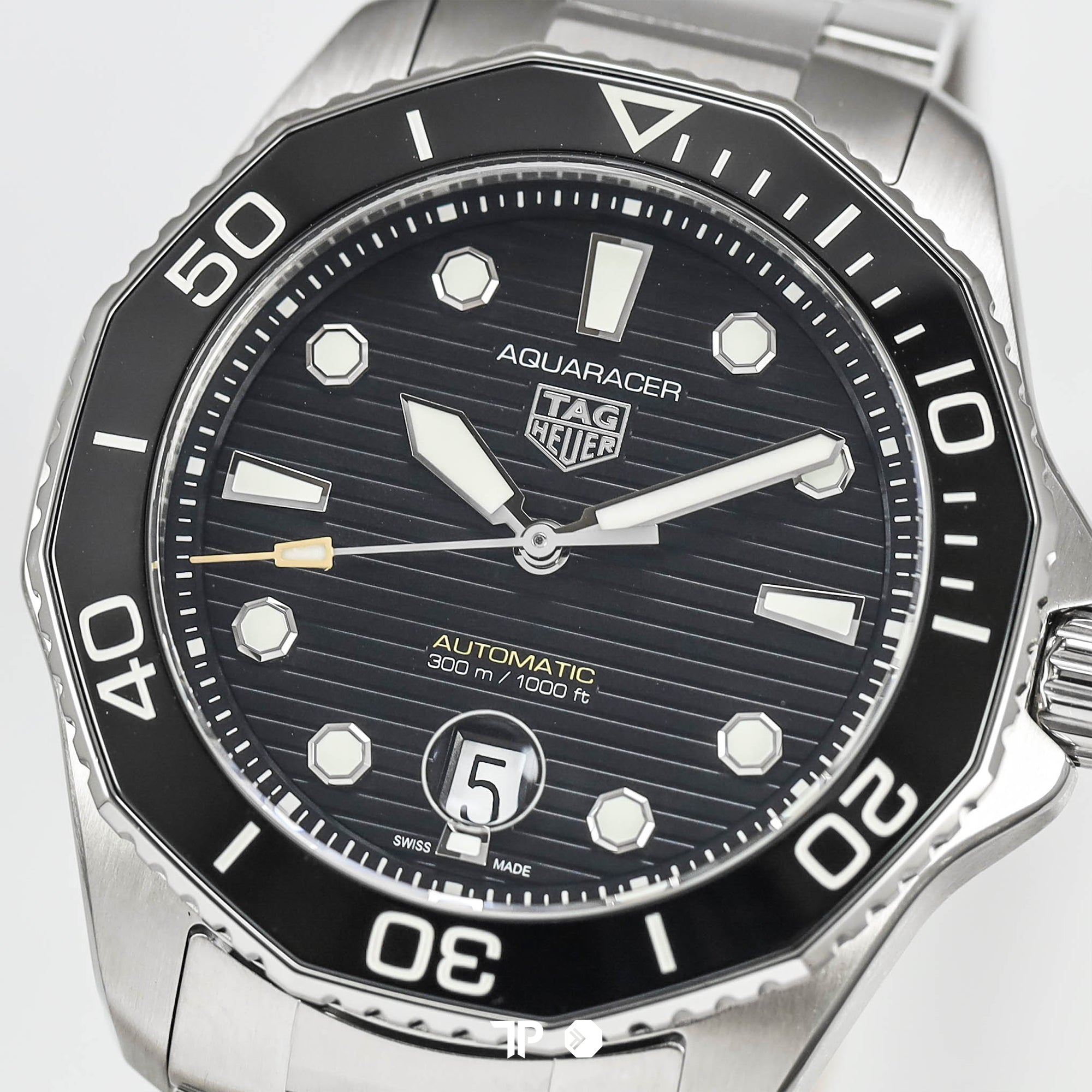 Aquaracer 300m Black Dial Bracelet 43mm (2023)