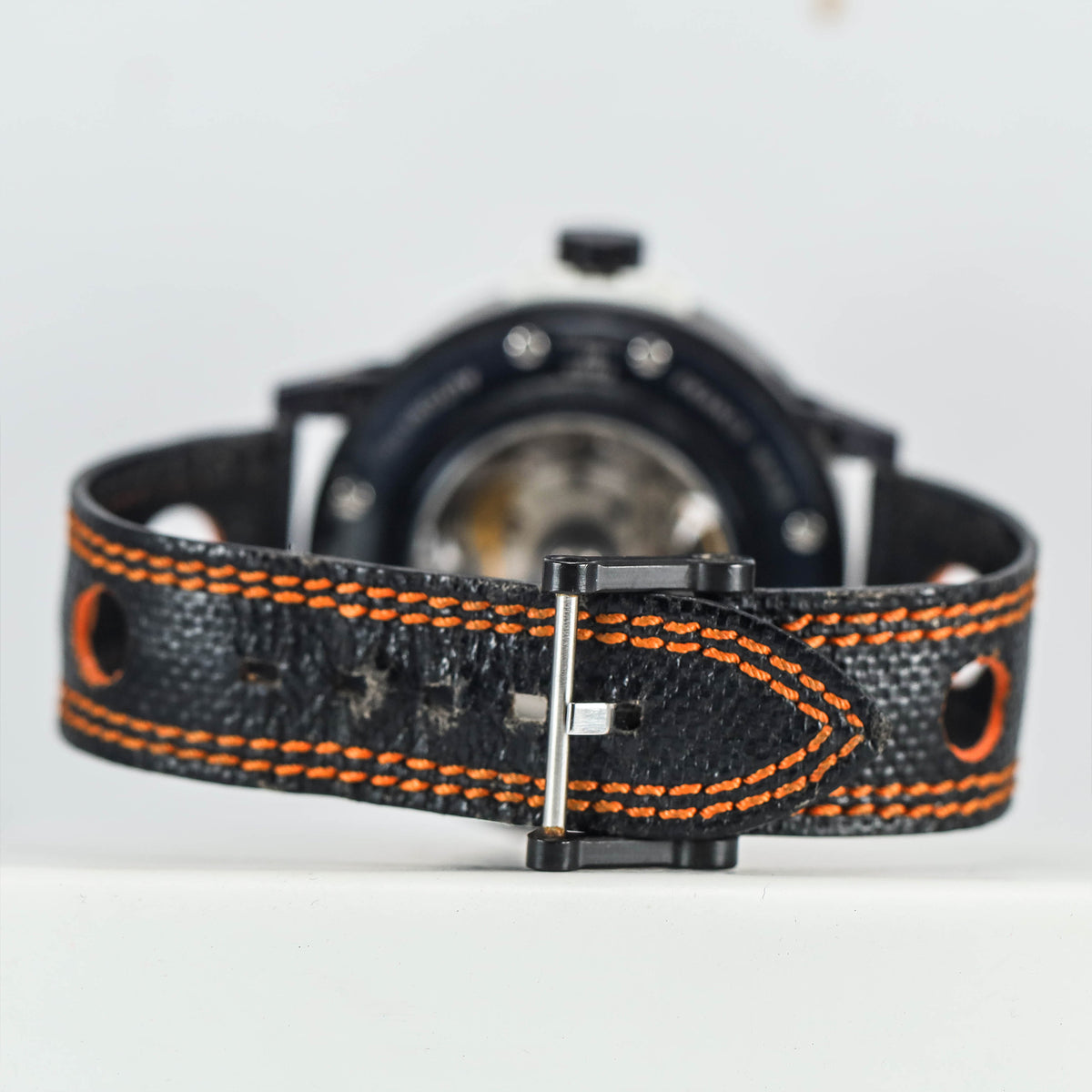 Racing V6-44 Steel Black Pvd Orange Sport Skeleton Dial 44mm (2017)