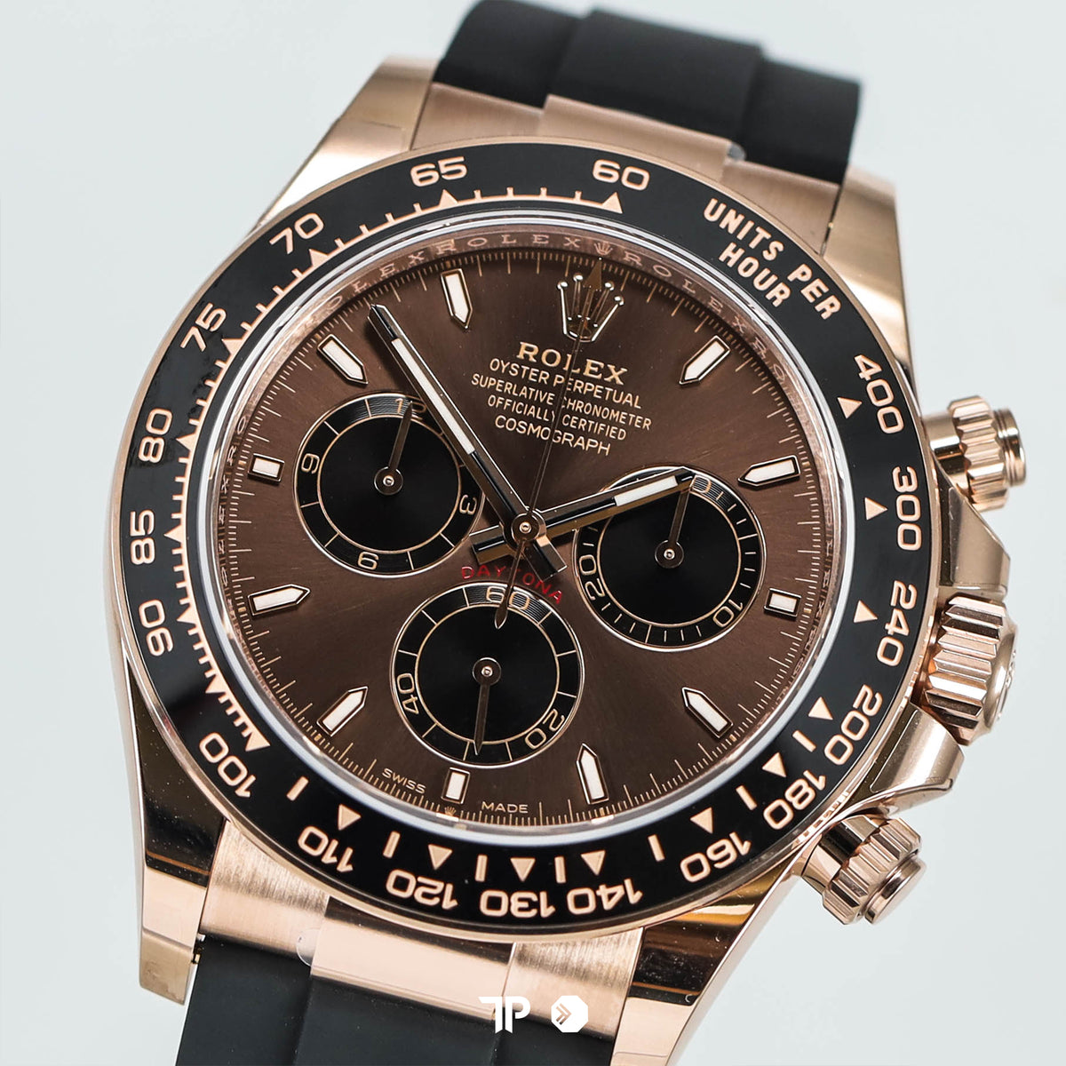Daytona Chocolate Oysterflex Rose Gold Ceramic Bezel 40mm NEW(2026)