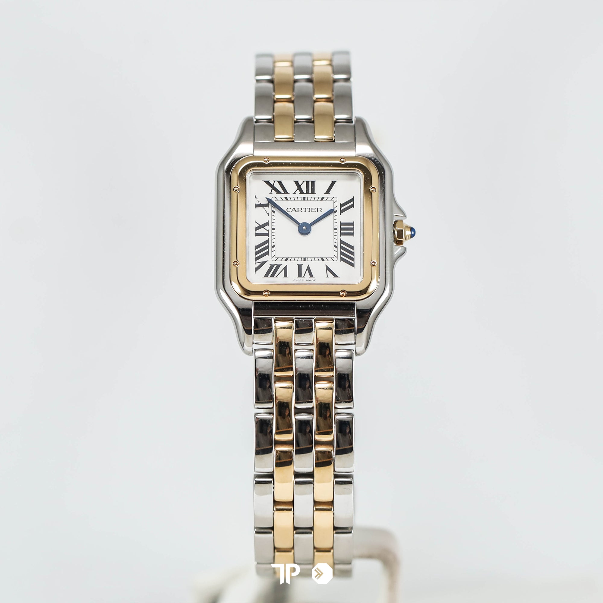 Panthere Medium Quartz Two Tone Yellow Gold Silver Dial NEW(2026)