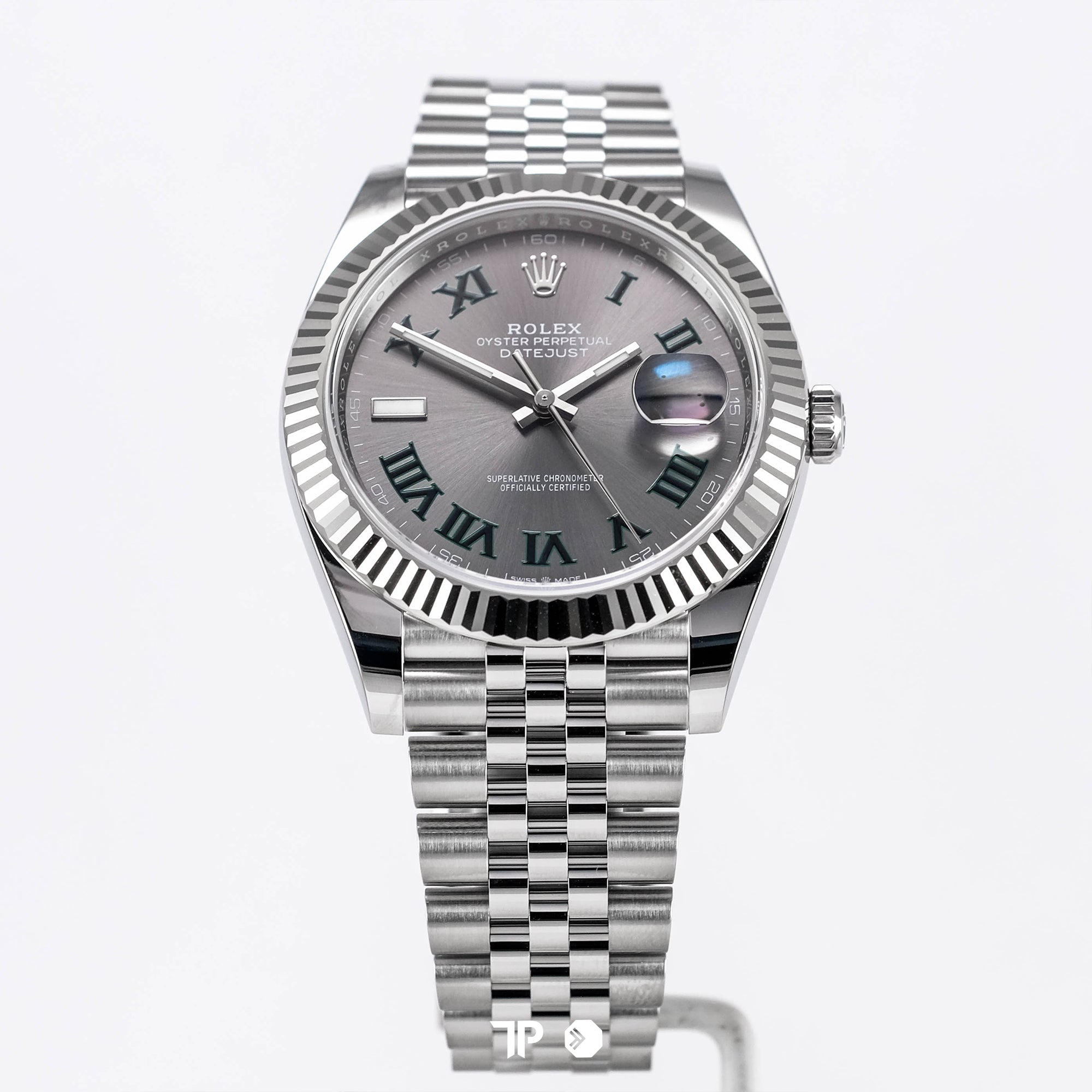 Datejust 41 Wimbledon Fluted Bezel Jubilee NEW(2026)