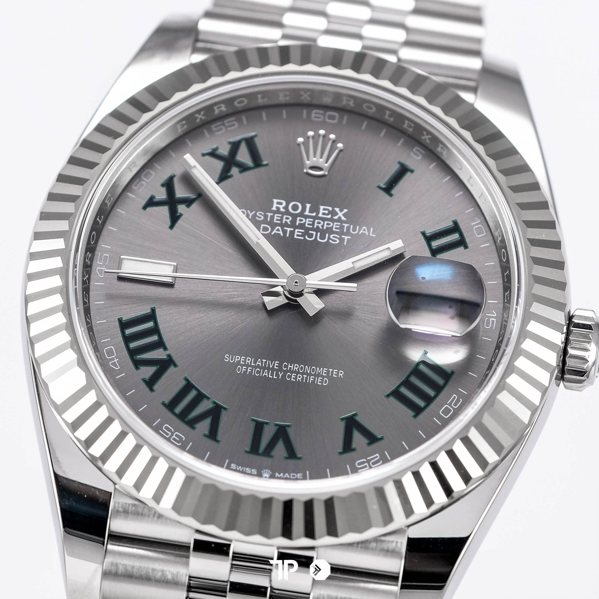 Datejust 41 Wimbledon Fluted Bezel Jubilee NEW(2026)