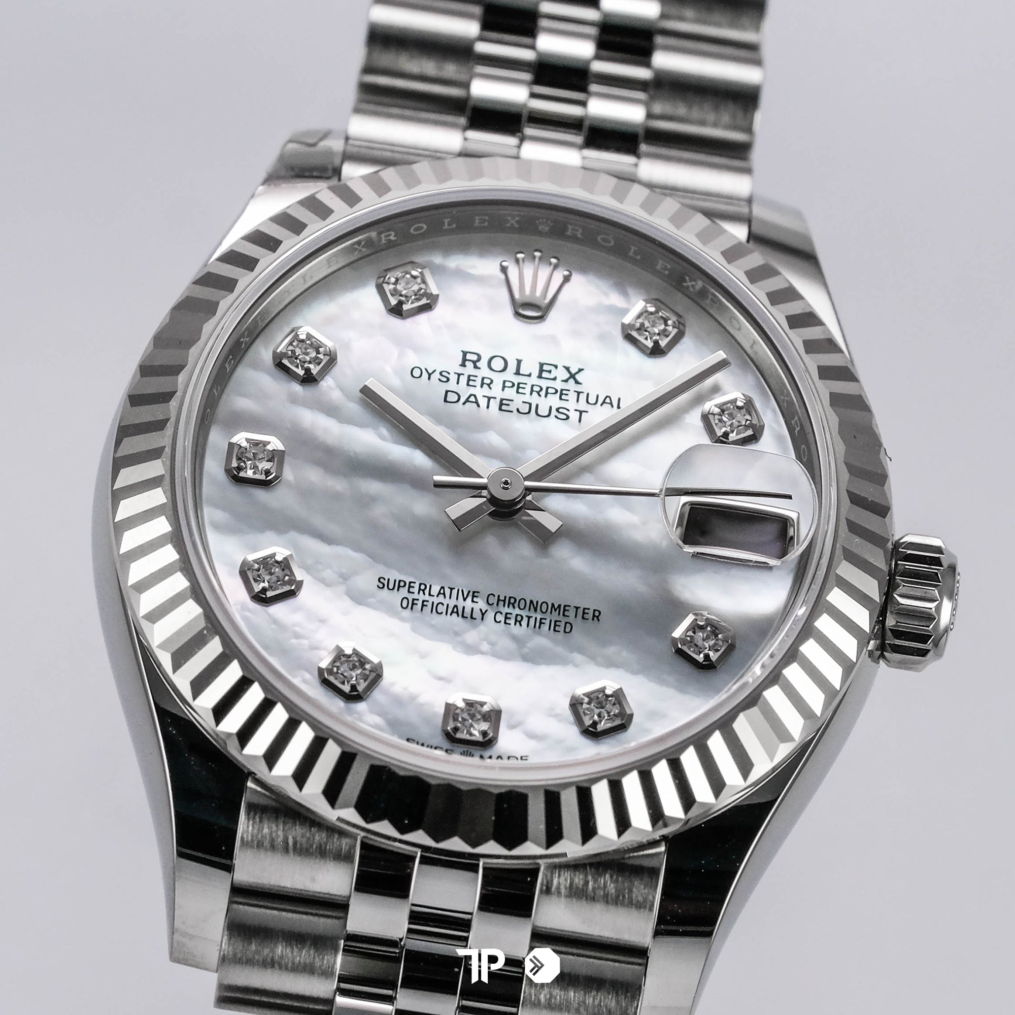 Datejust 31 White MOP Dial Diamond Index NEW(2026)
