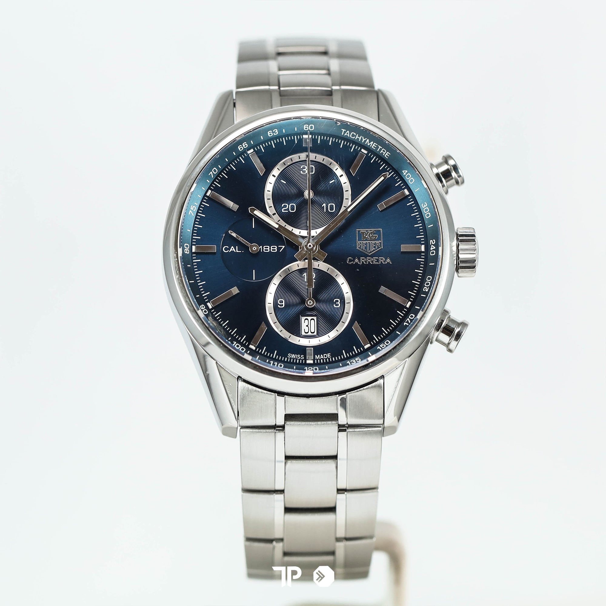 Carrera Cal 1887 Blue Dial Bracelet 41mm (2015)