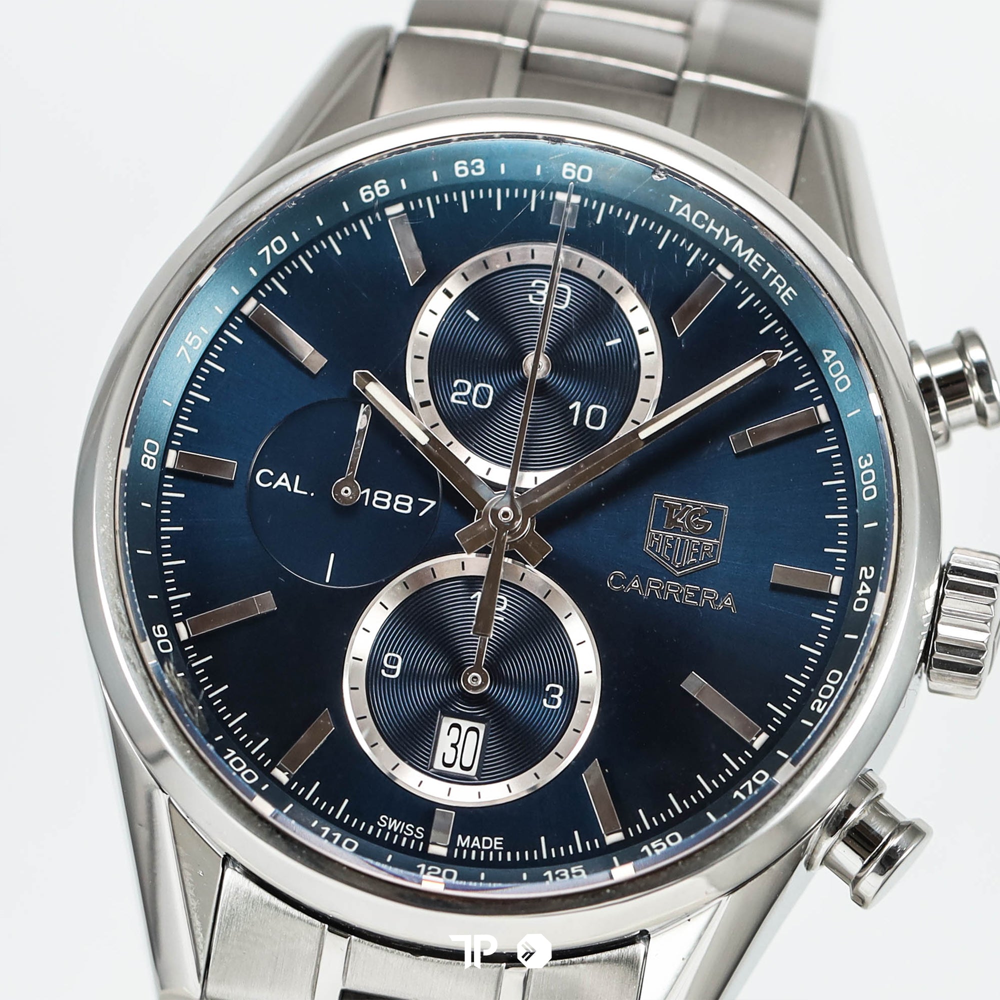 Carrera Cal 1887 Blue Dial Bracelet 41mm (2015)