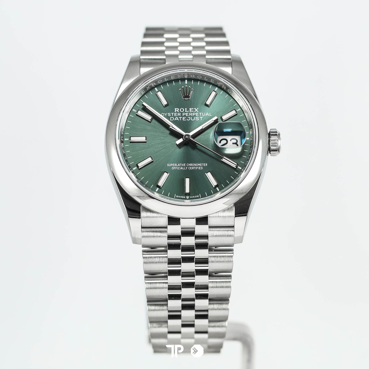 Datejust 36 Mint Green Dial Dome Bezel Jubilee Bracelet NEW(2026)