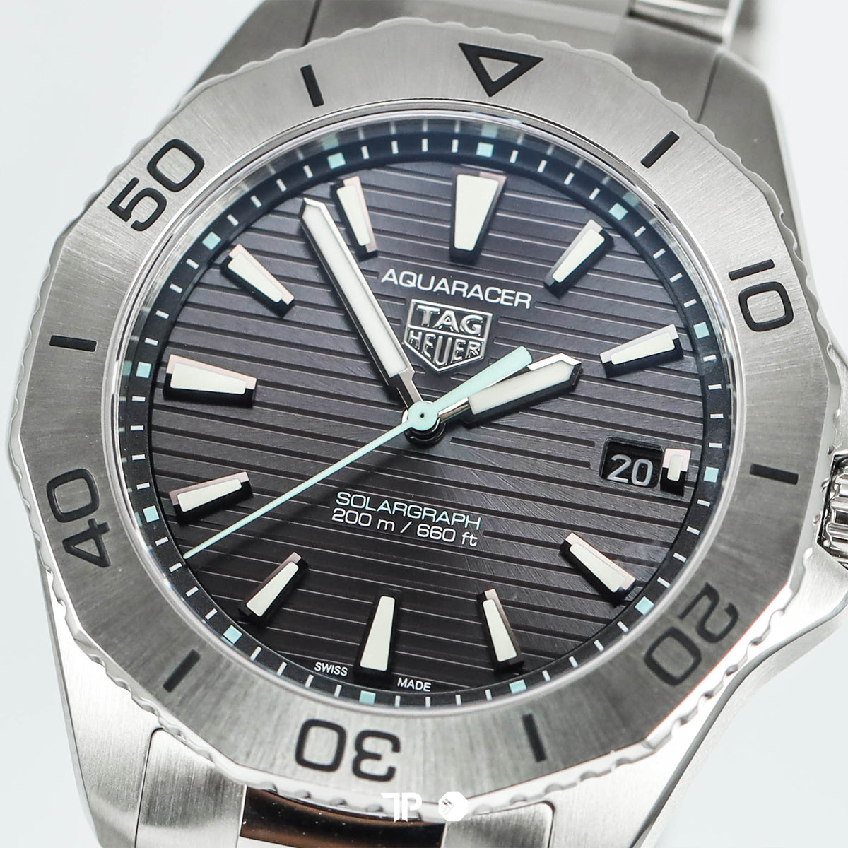 Aquaracer Professional 200 Solargraph Black Sunray Bracelet 40mm NEW(2026)