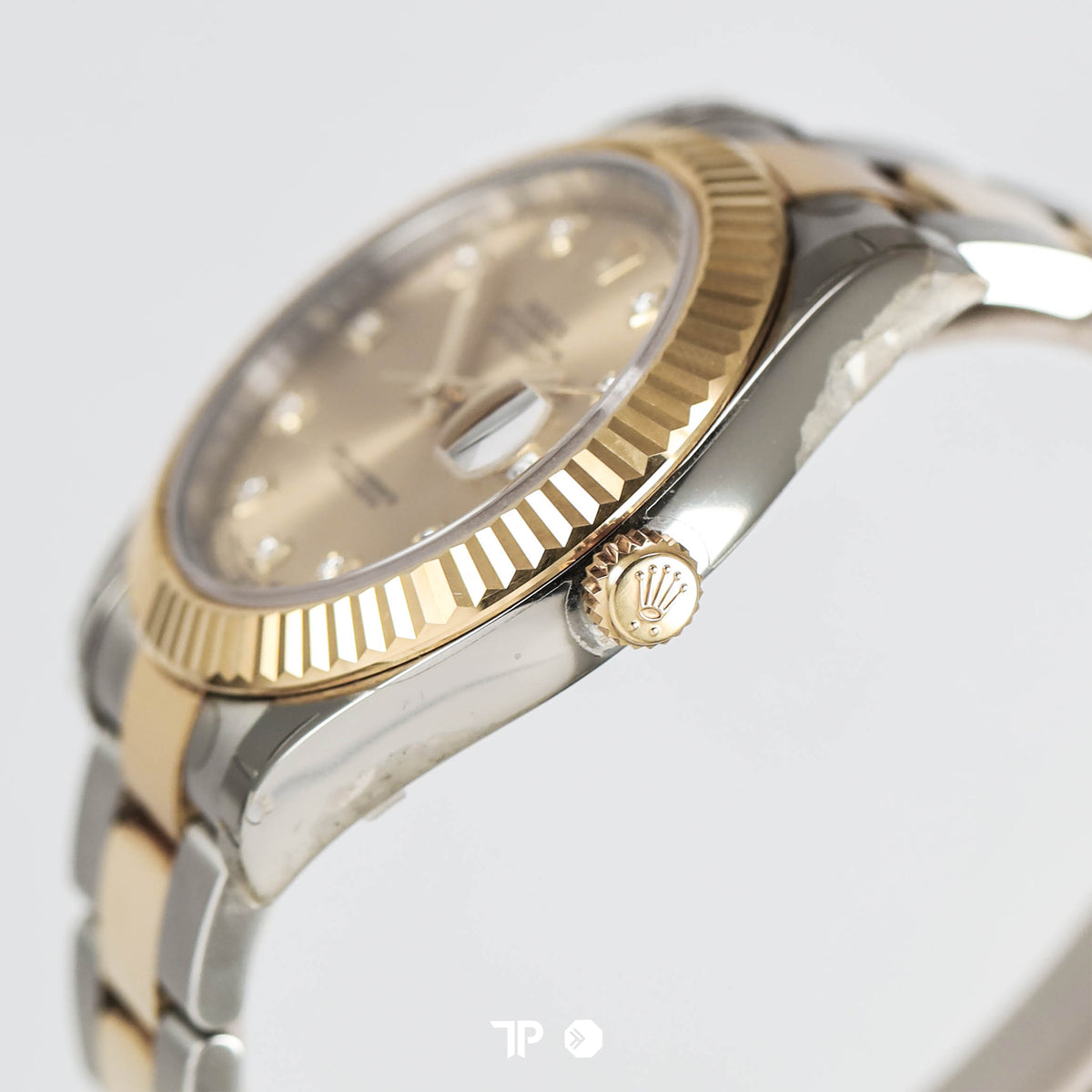 Datejust 41 Two Tone Yellow Gold Champagne Diamond Index (2016)