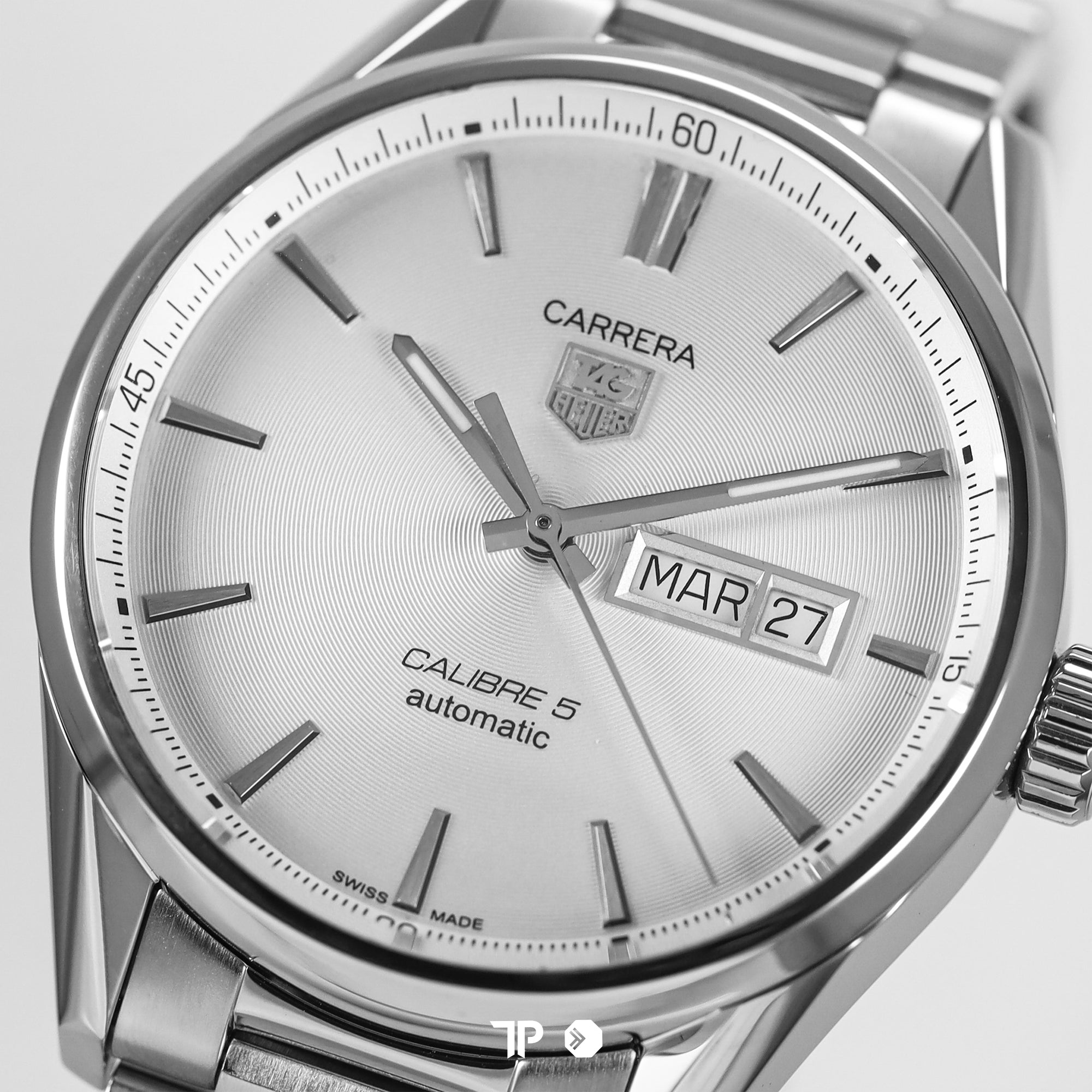 Carrera Cal 5 White Daydate 41mm (2019)