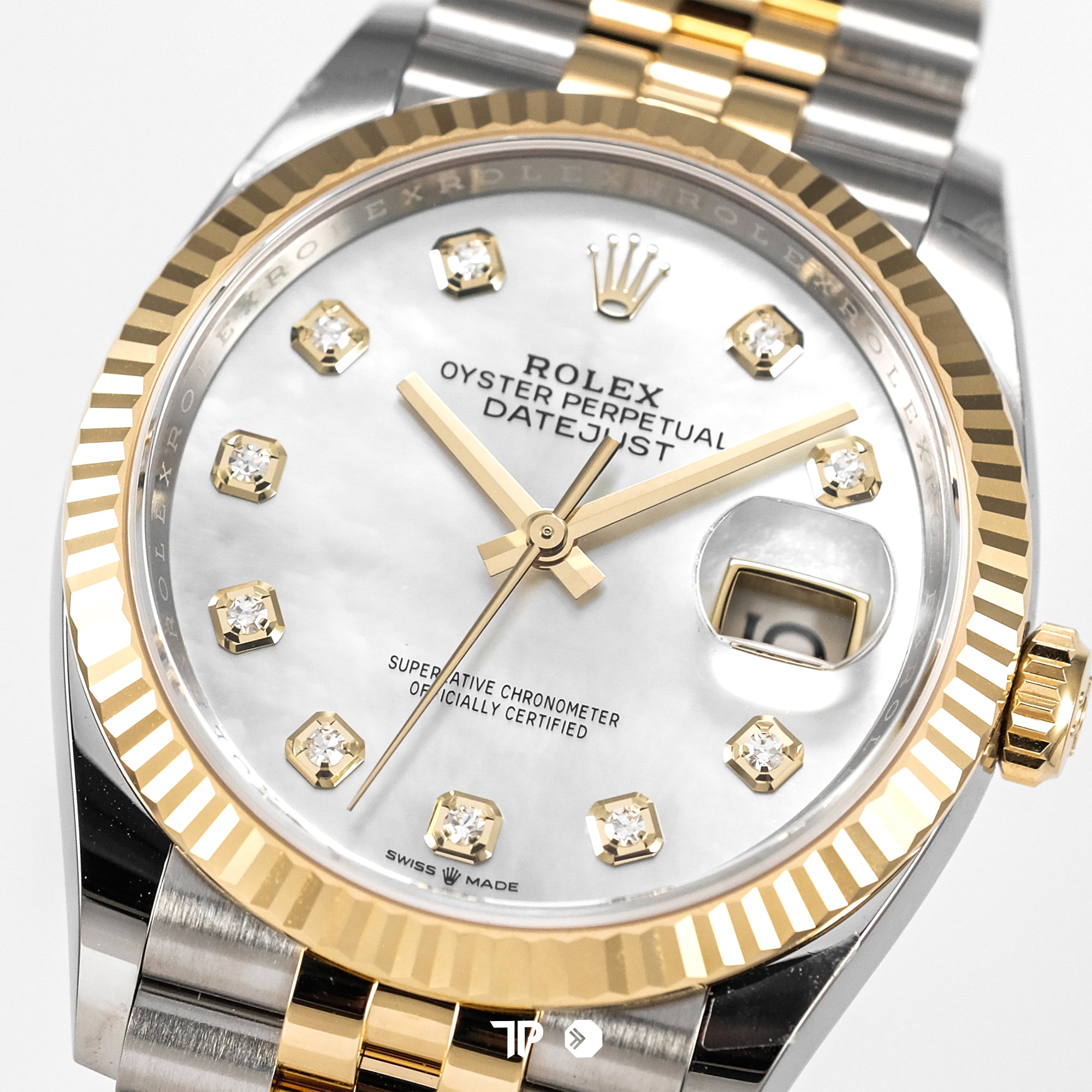 Datejust 36 White MOP Dial Two Tone Yellow Gold Jubilee NEW(2026)