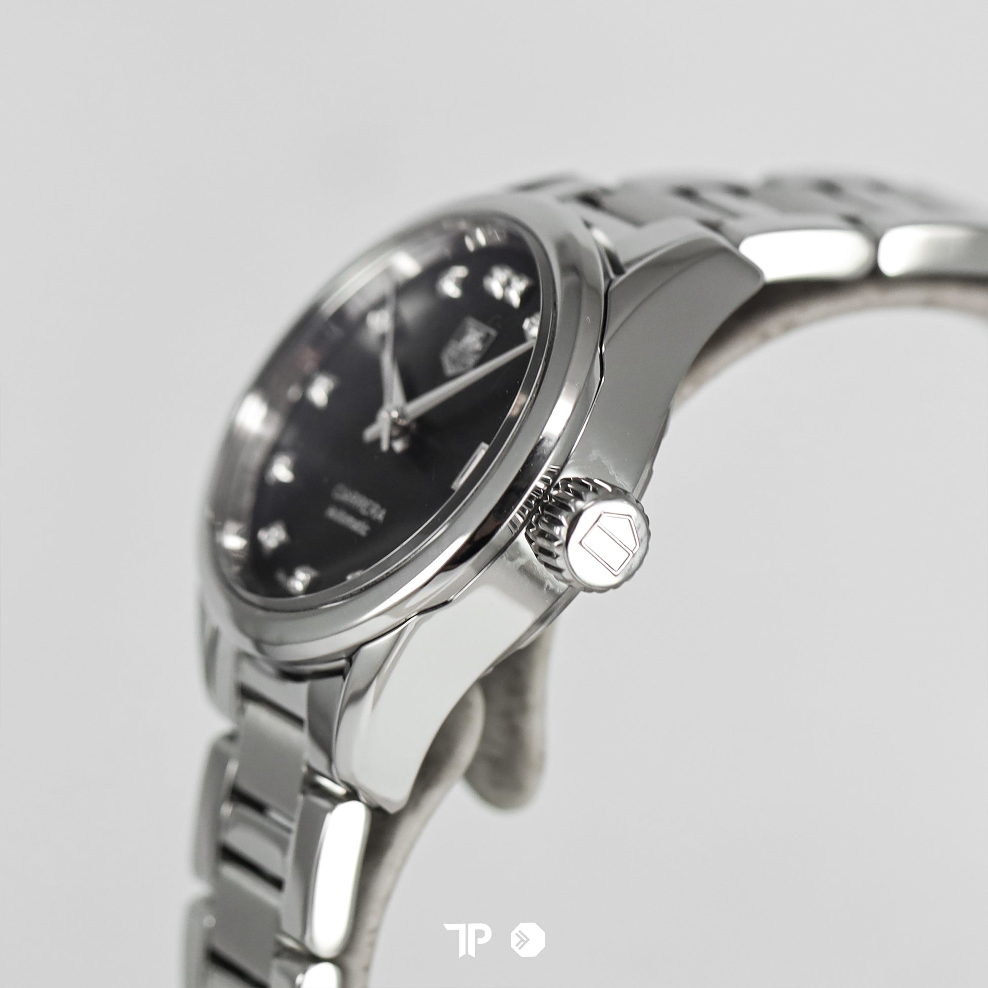 Carrera Cal 9 Black Dial Diamond Index 28mm (2016)