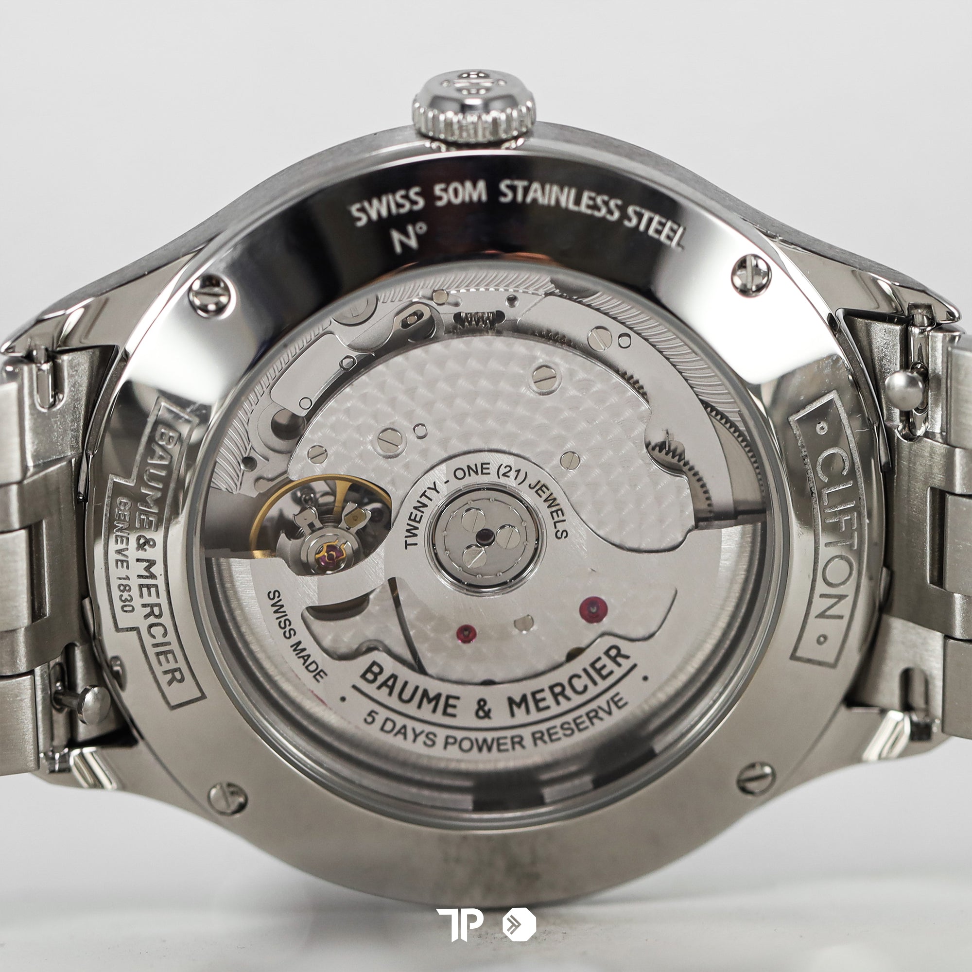 Clifton Baumatic Grey Dial Bracelet 40mm