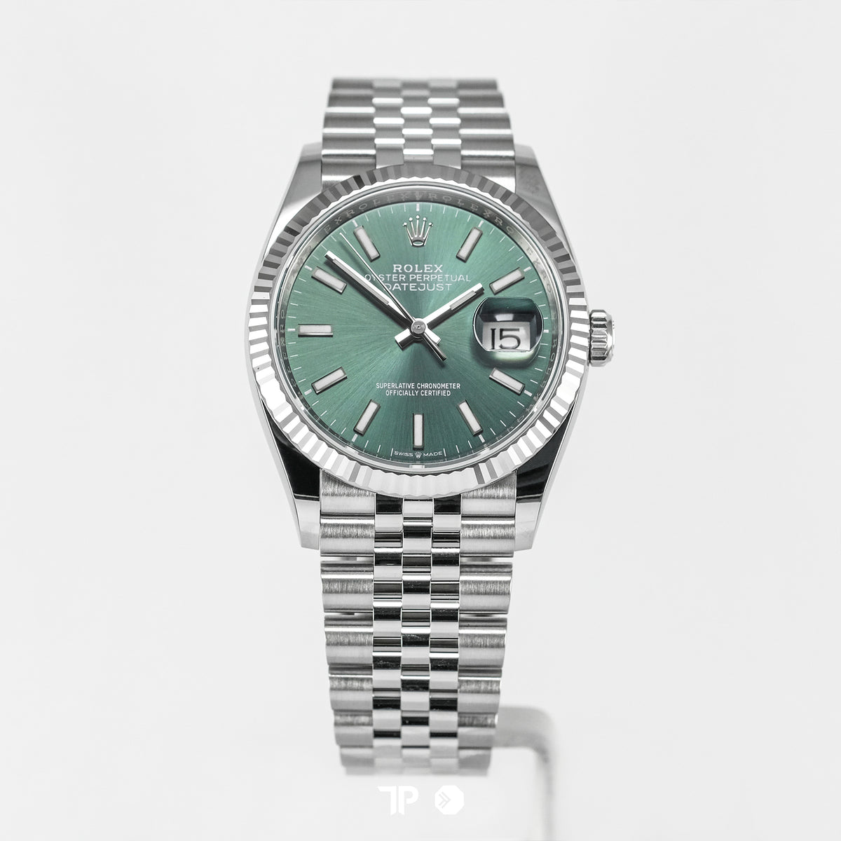 Datejust 36 Mint Green Dial Fluted Bezel Jubilee Bracelet NEW(2026)