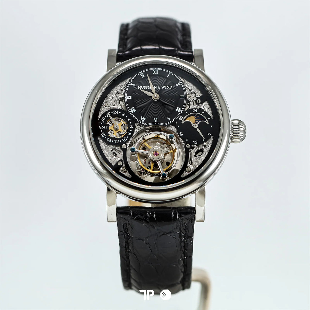 GMT Anatomic Tourbillon Skeleton Black Dial 42.5mm