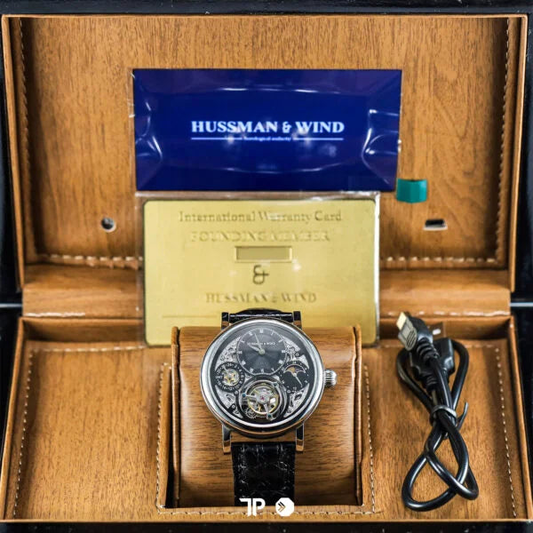 GMT Anatomic Tourbillon Skeleton Black Dial 42.5mm