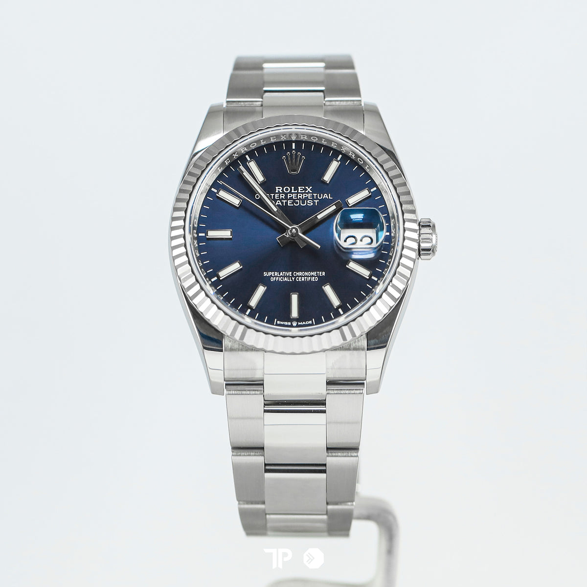 Datejust 36 Blue Fluted Bezel Oyster (2021)