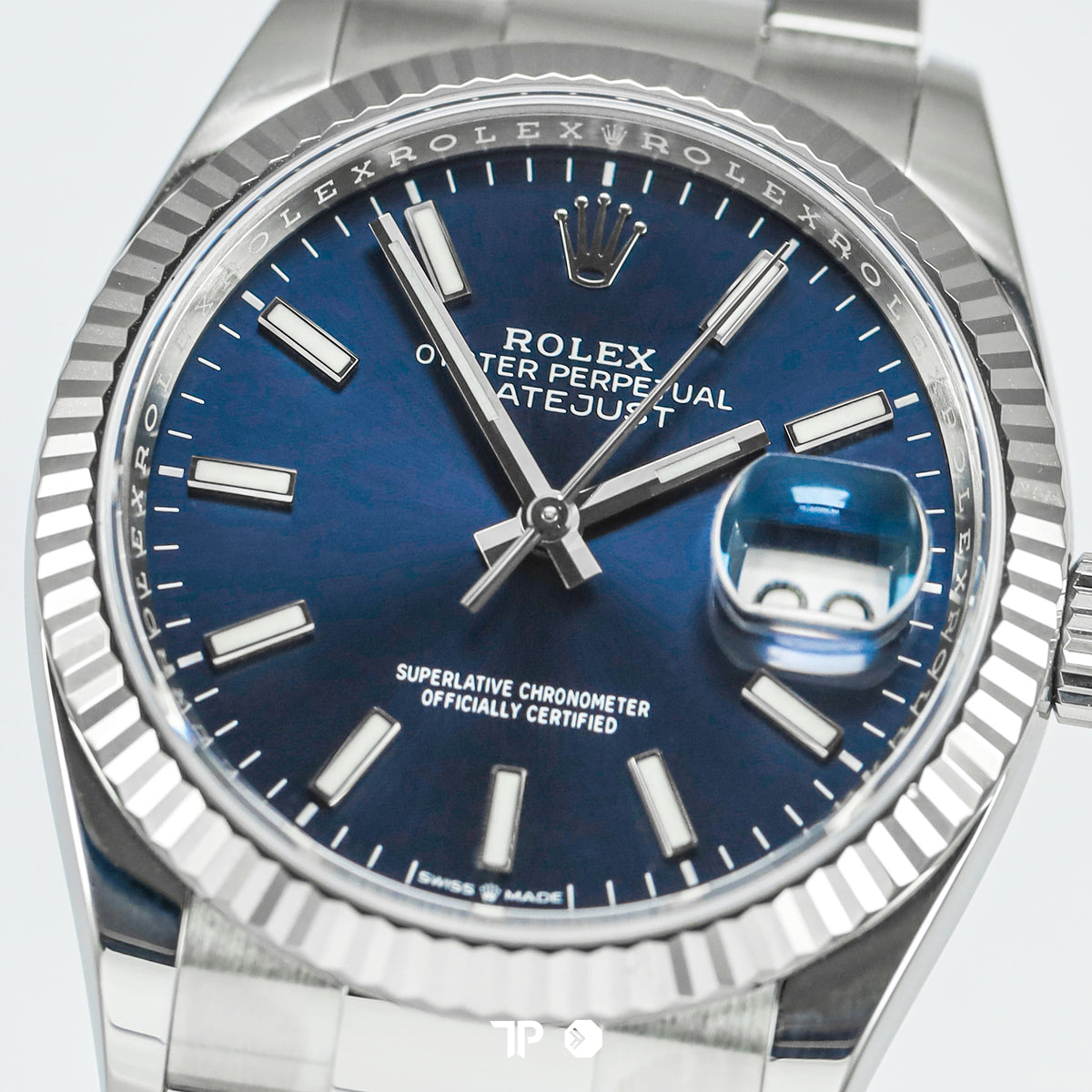 Datejust 36 Blue Fluted Bezel Oyster (2021)