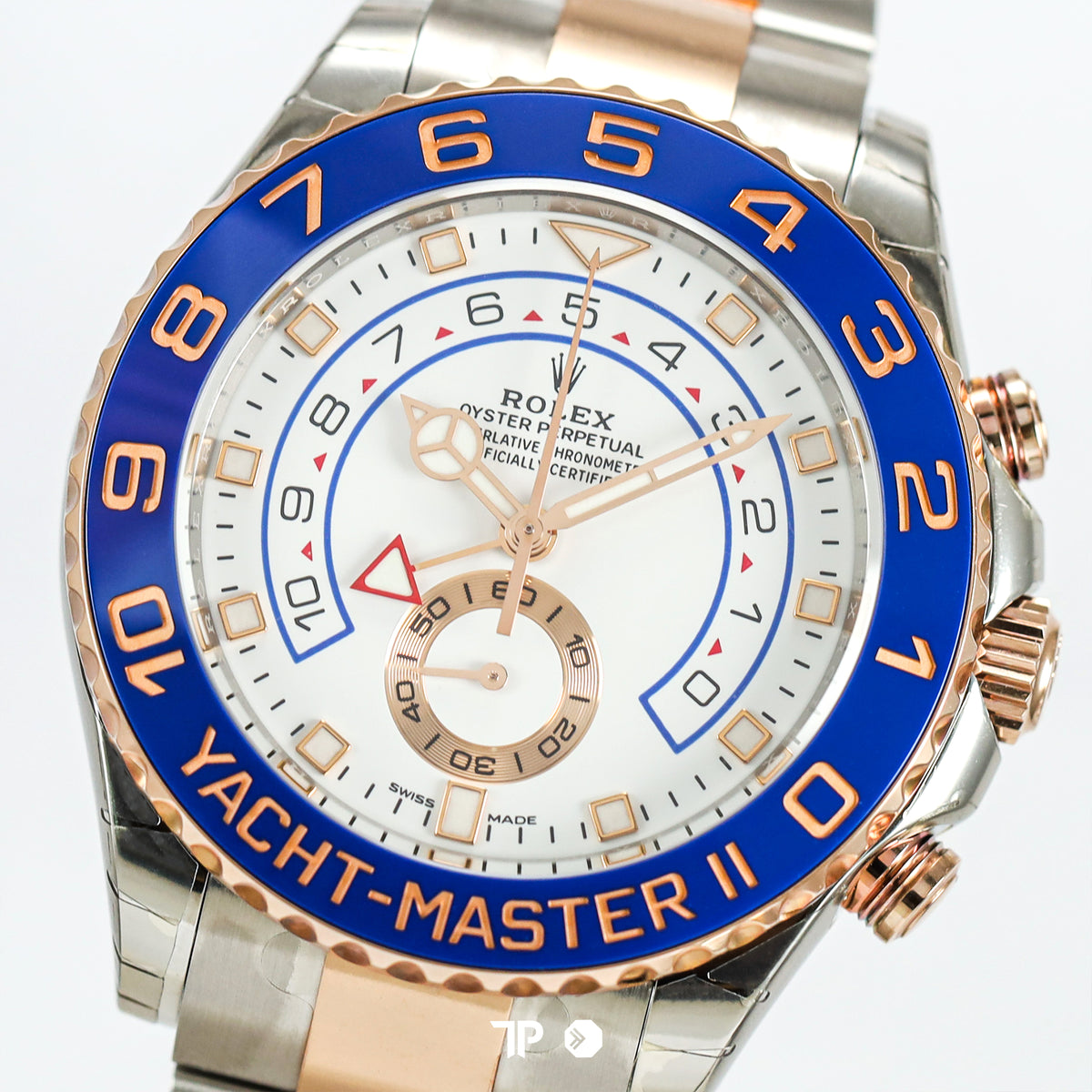 Yacht-Master II Two Tone Rose Gold White Dial 44mm UNWORN (2019)