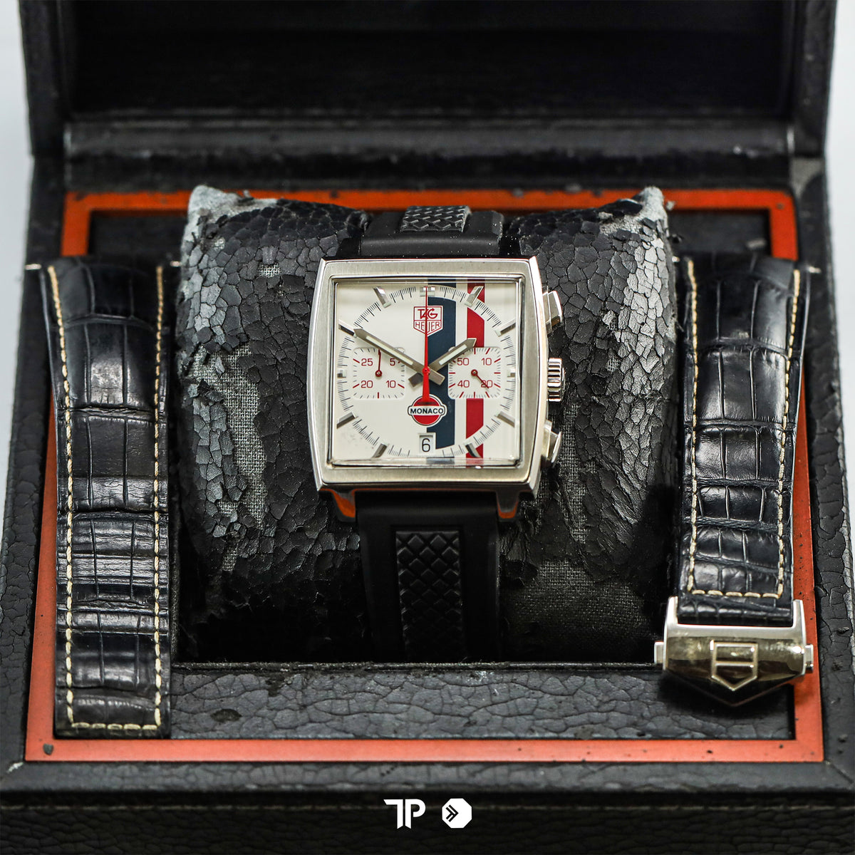 Monaco Gulf Red Blue Limited 4000 White Dial 38mm (2006)