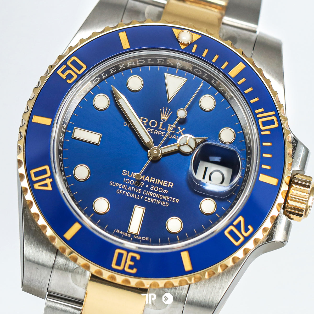 Submariner Two Tone Yellow Gold Blue Sunburst 40mm (2018)