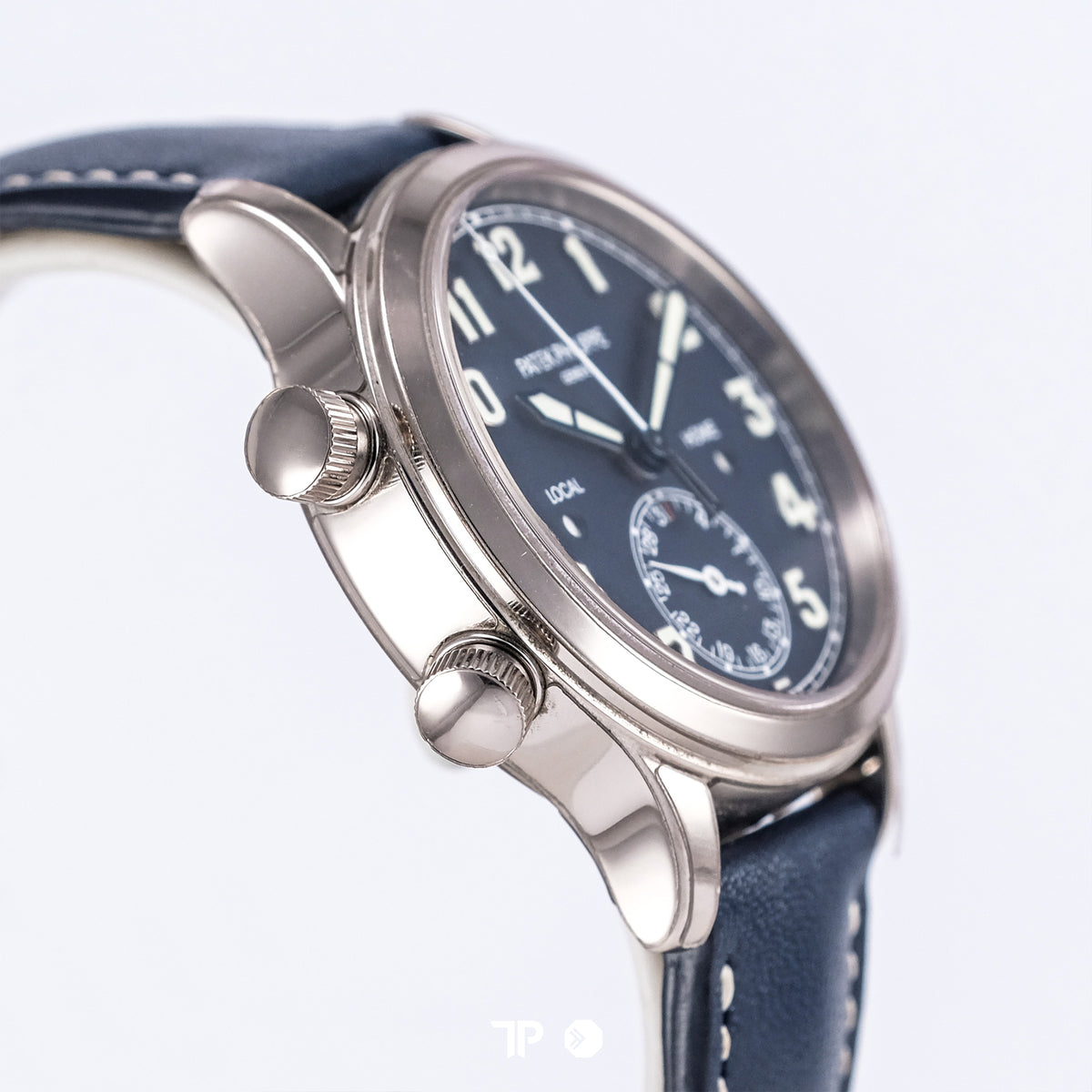 Calatrava Pilot Travel Time White Gold 7234G-001 Blue Dial 37.5mm (2023)