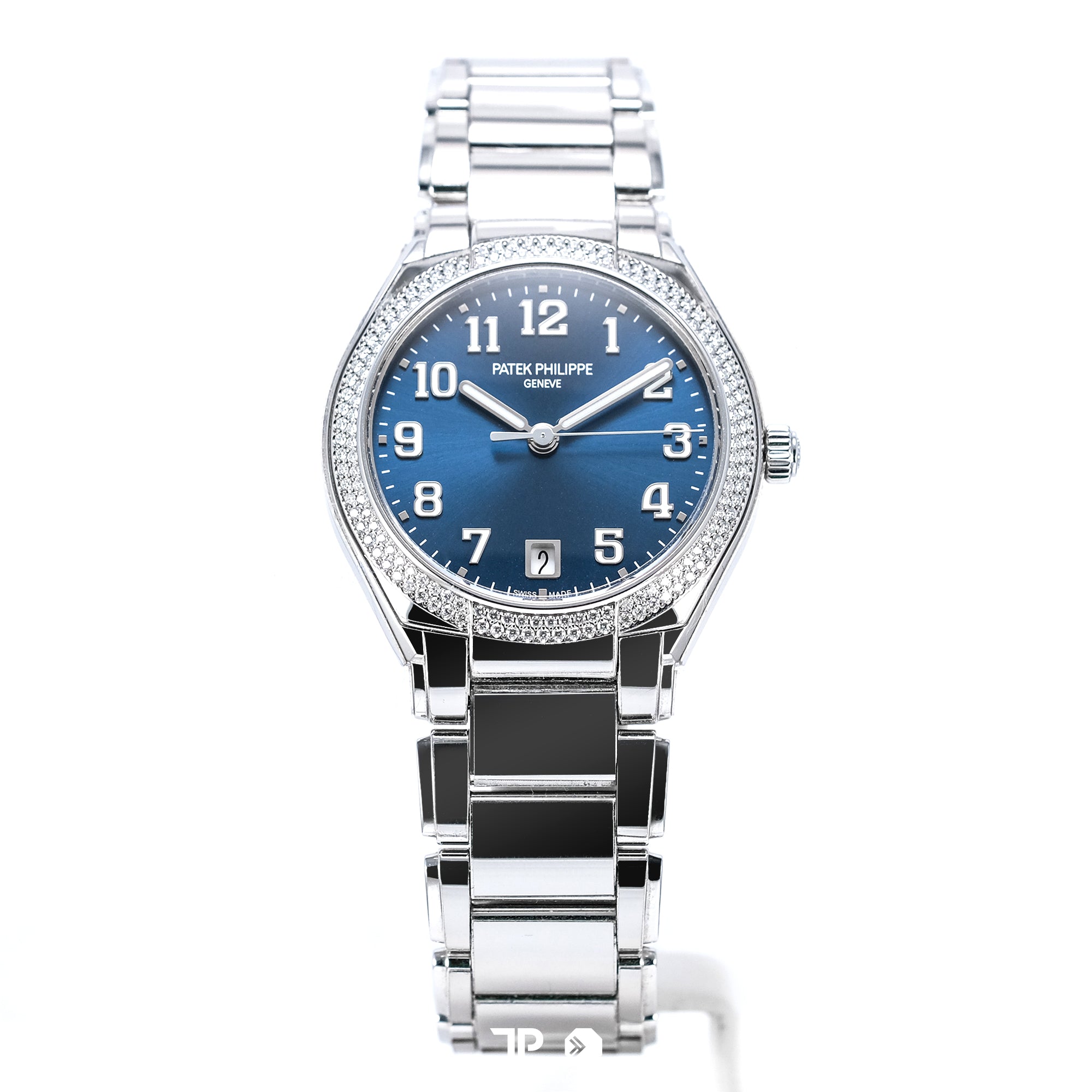 Calatrava Twenty~4 7300/1200A-001 Blue Dial Diamond 36mm NEW(2025)