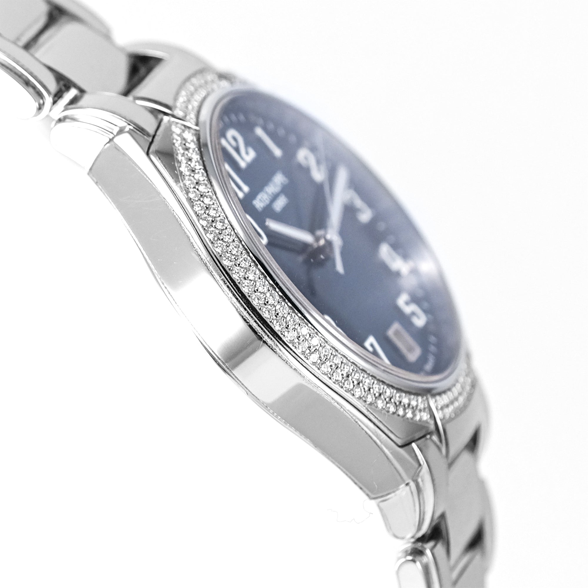 Calatrava Twenty~4 7300/1200A-001 Blue Dial Diamond 36mm NEW(2025)