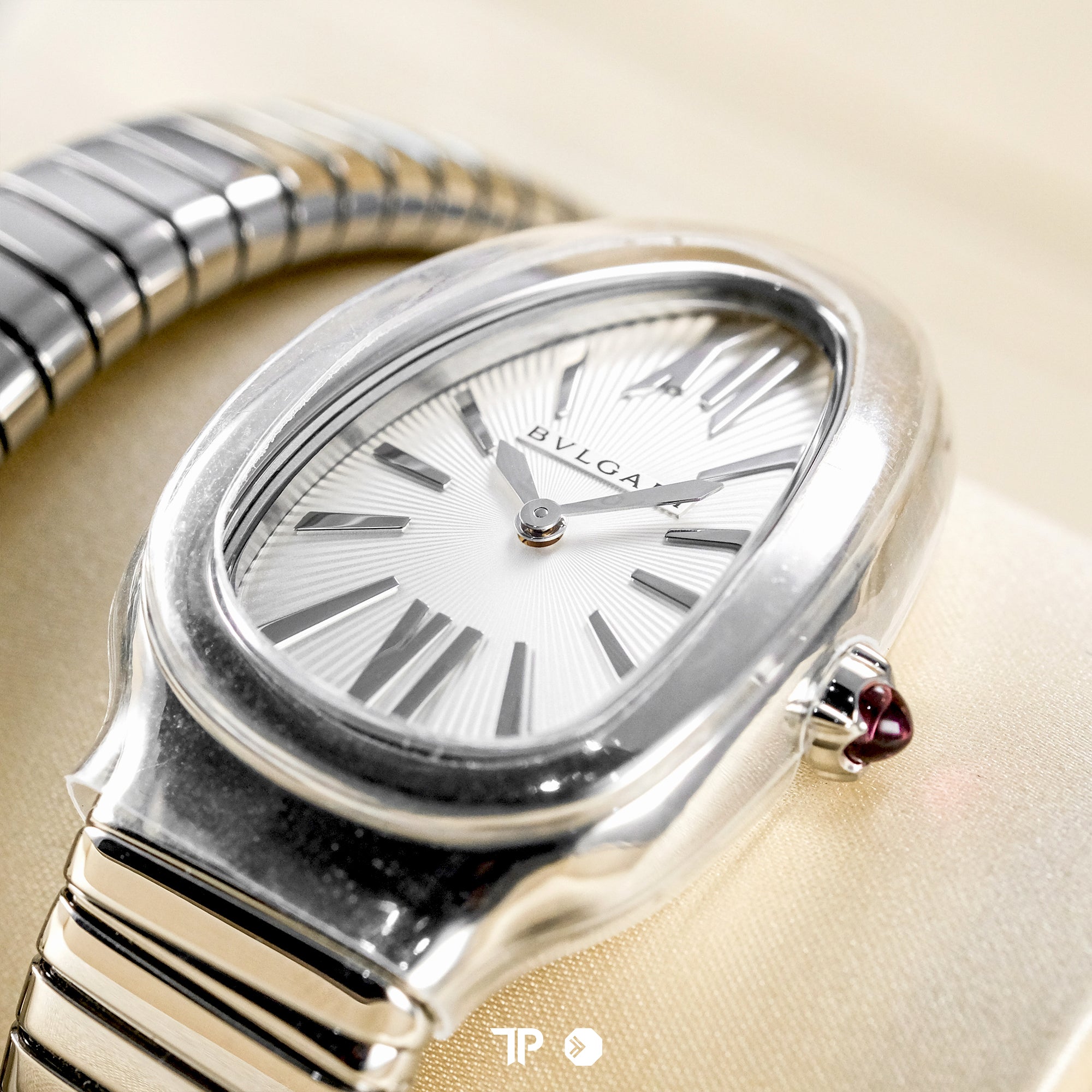 Serpenti Tubogas Single Spiral Silver Opaline Dial 35mm NEW(2026)