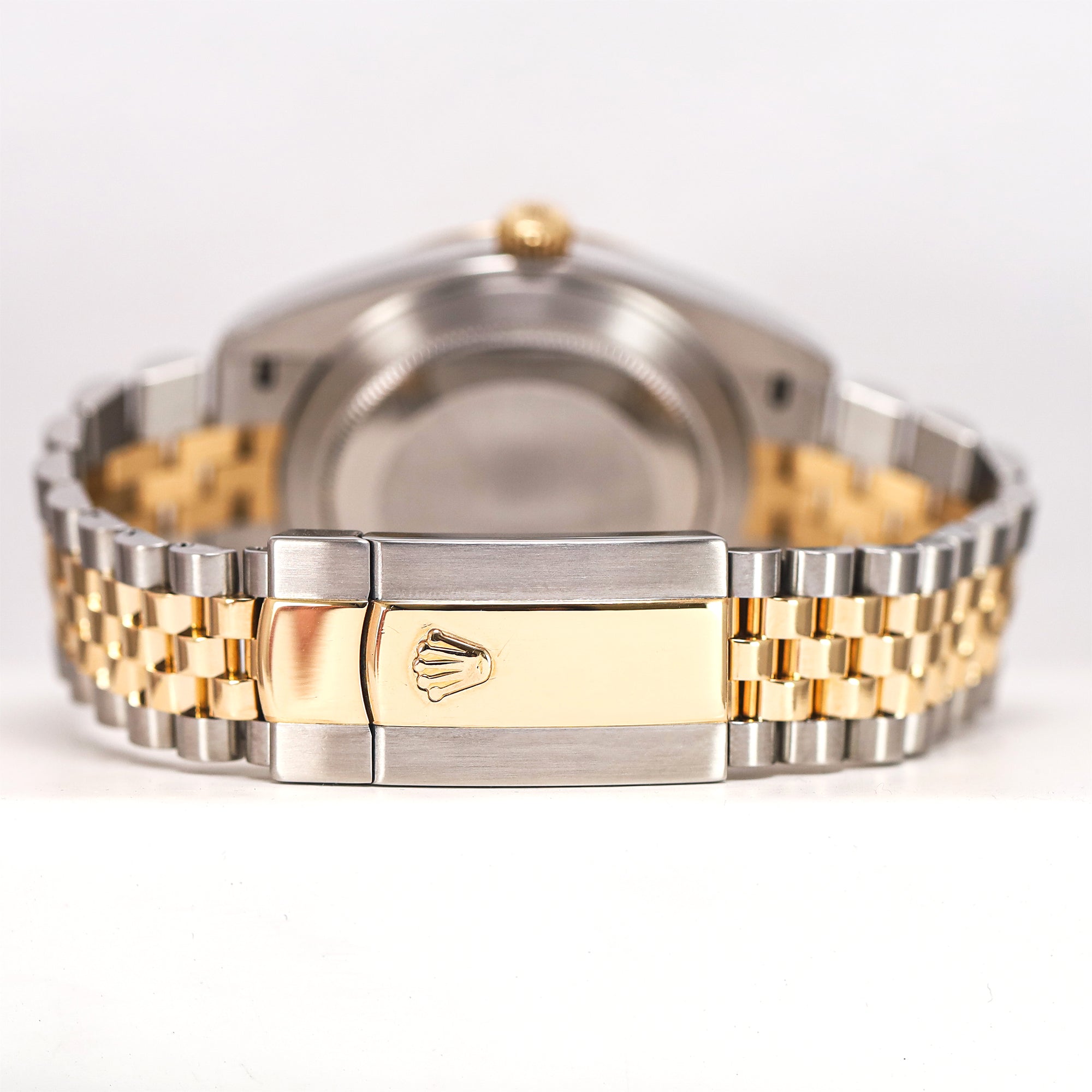 Datejust 41 Two Tone Yellow Gold Black Fluted Bezel Jubilee (2018)