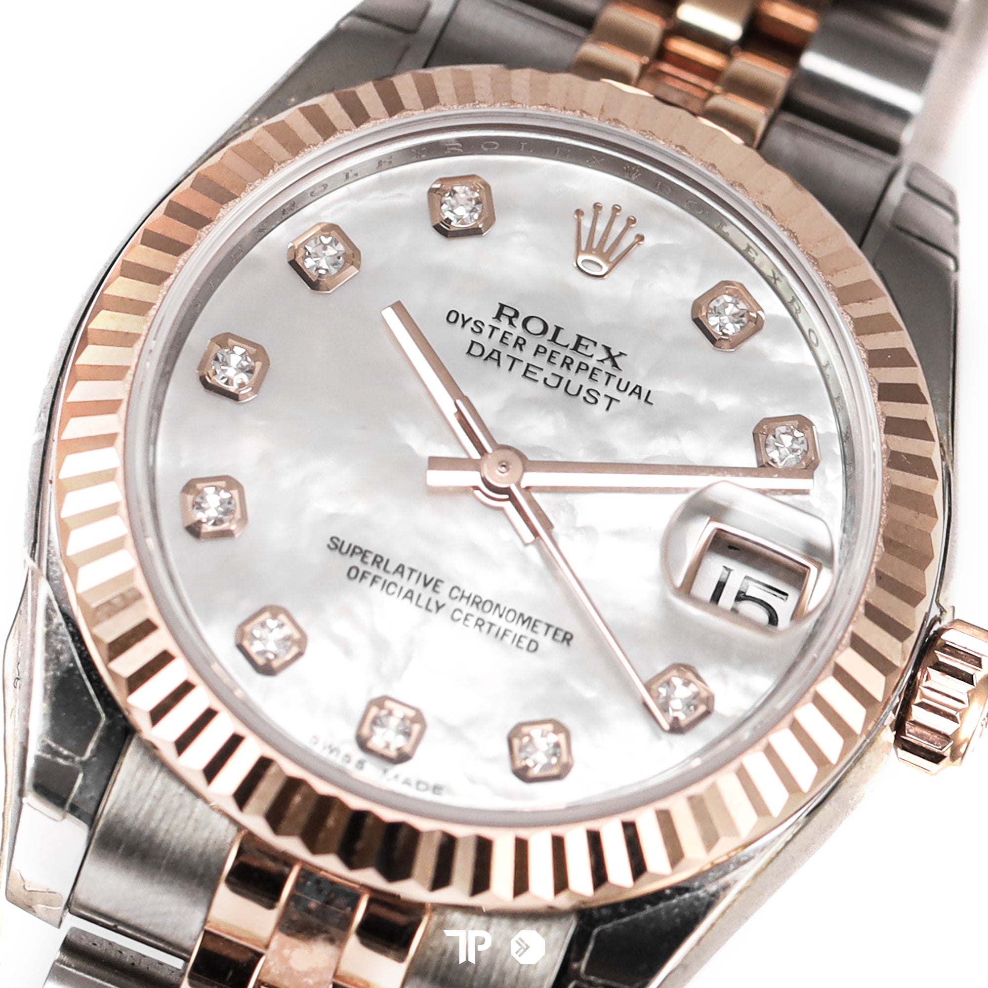 Datejust 31 Two Tone Rose Gold MOP Ten Diamond Jubilee (2015)