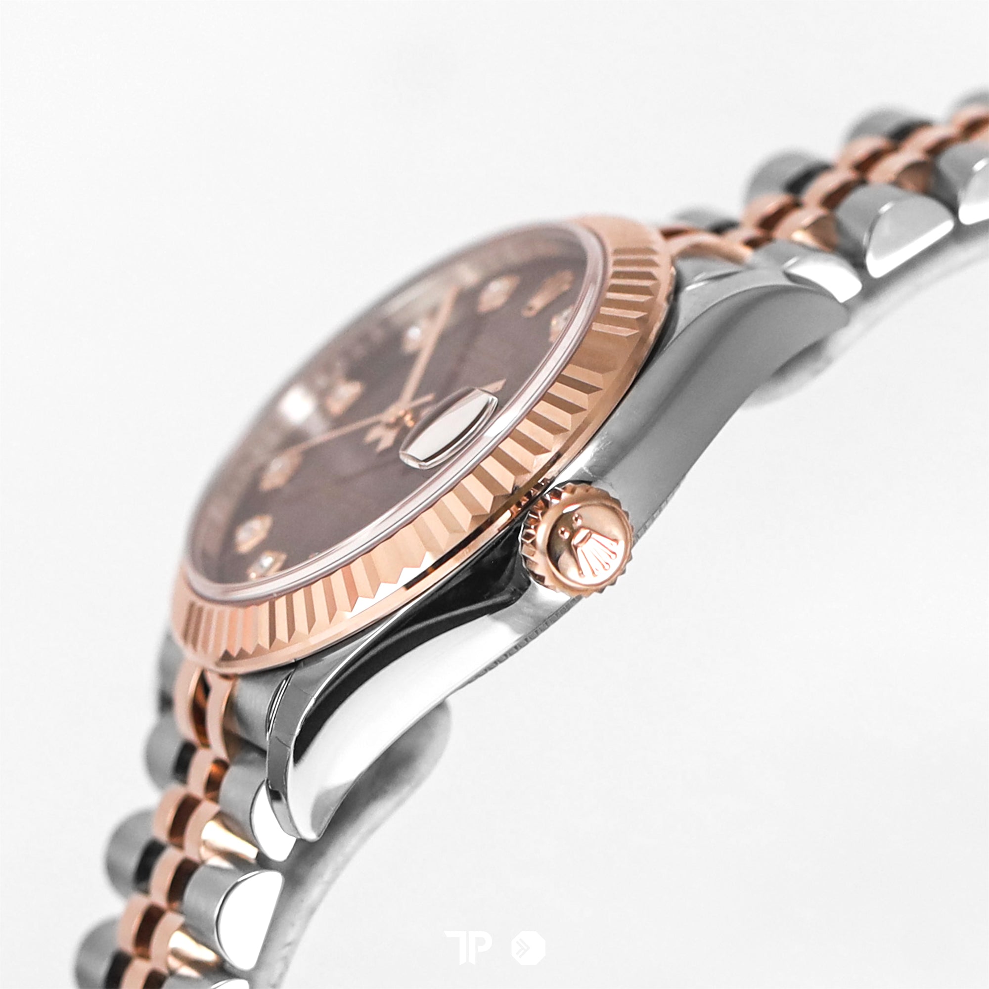 Datejust 31 Choco Diamond Two Tone Rose Gold New (2026)