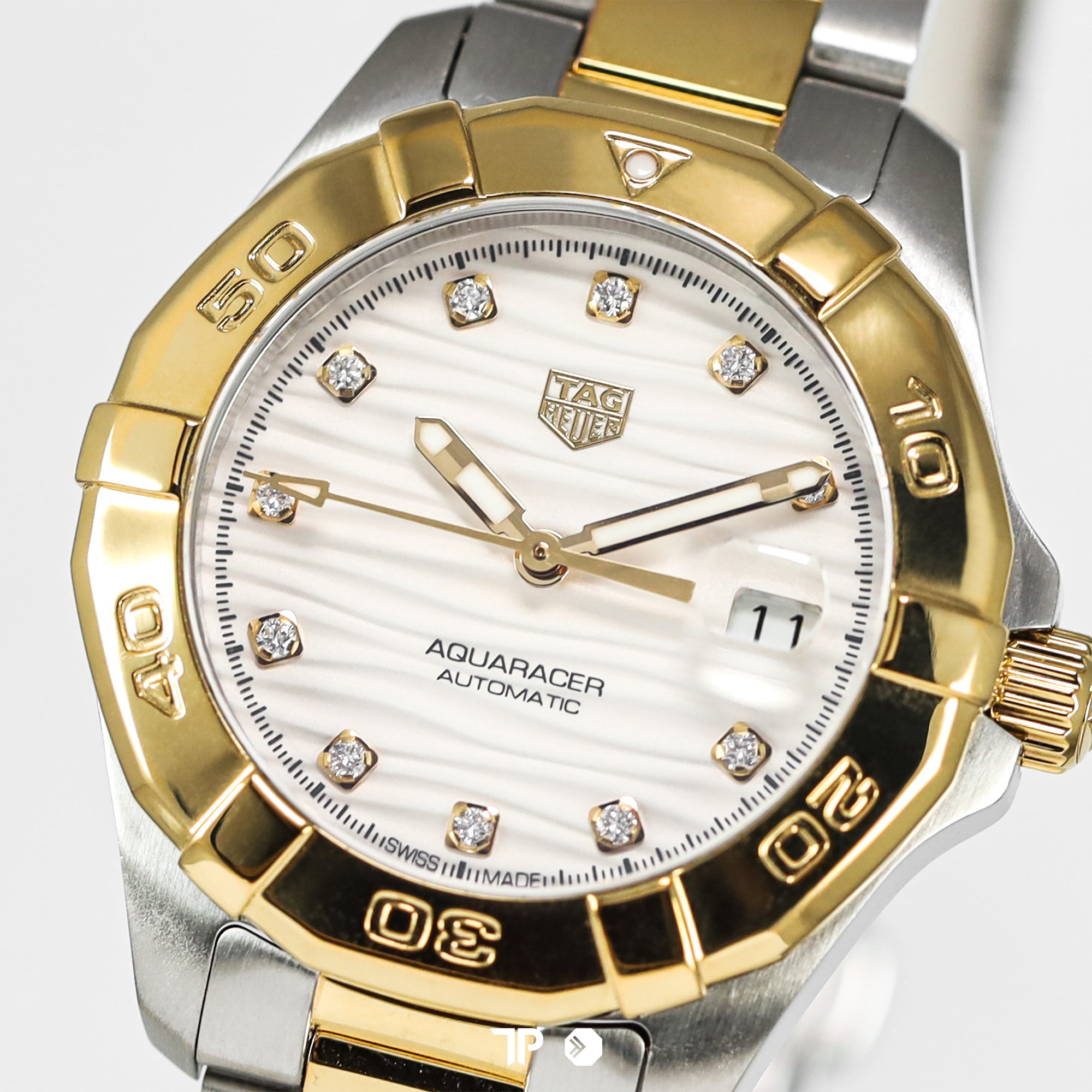 Aquaracer Cal 9 Lady Silver Two Tone Diamond 32mm (2021)
