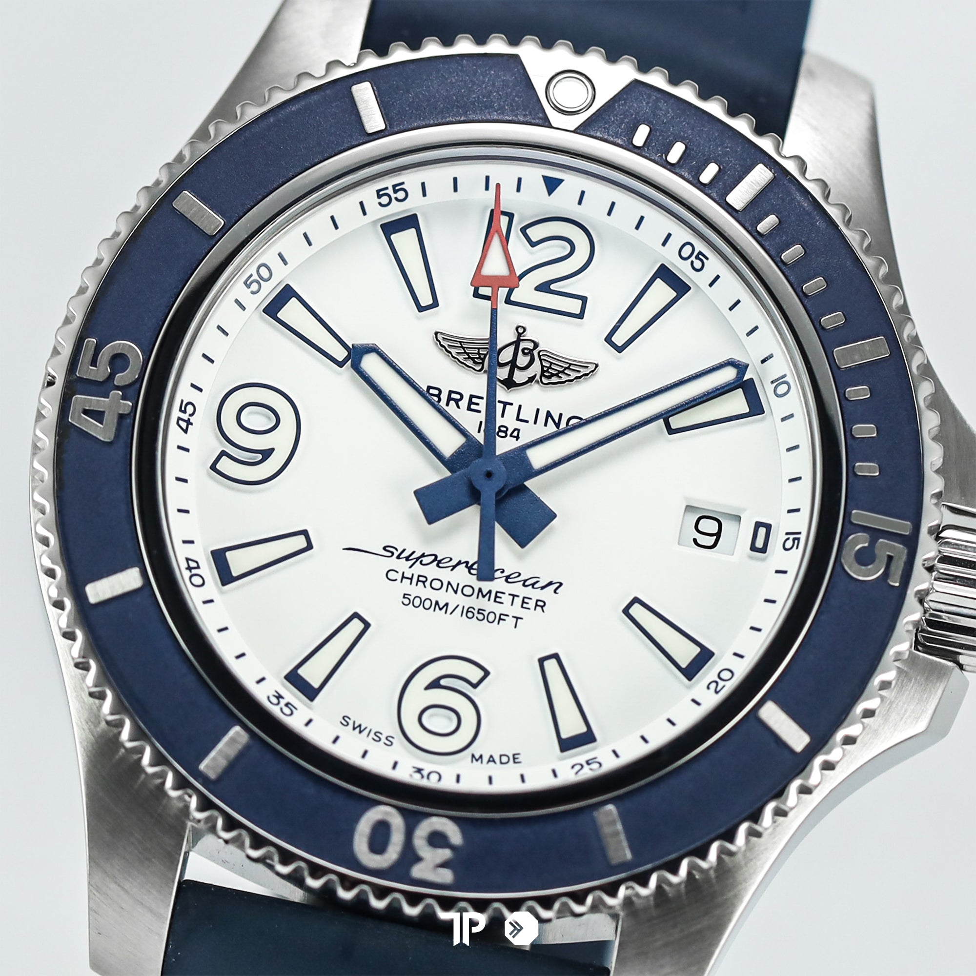 Superocean Automatic 42 White Dial Blue Bezel (2020)