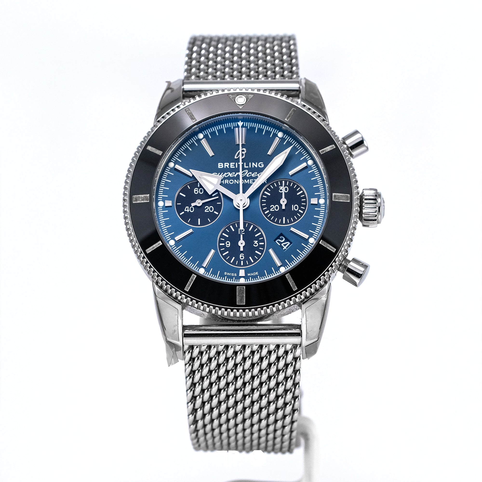 Superocean Heritage B01 Chronograph Blue Dial 44mm (2021)
