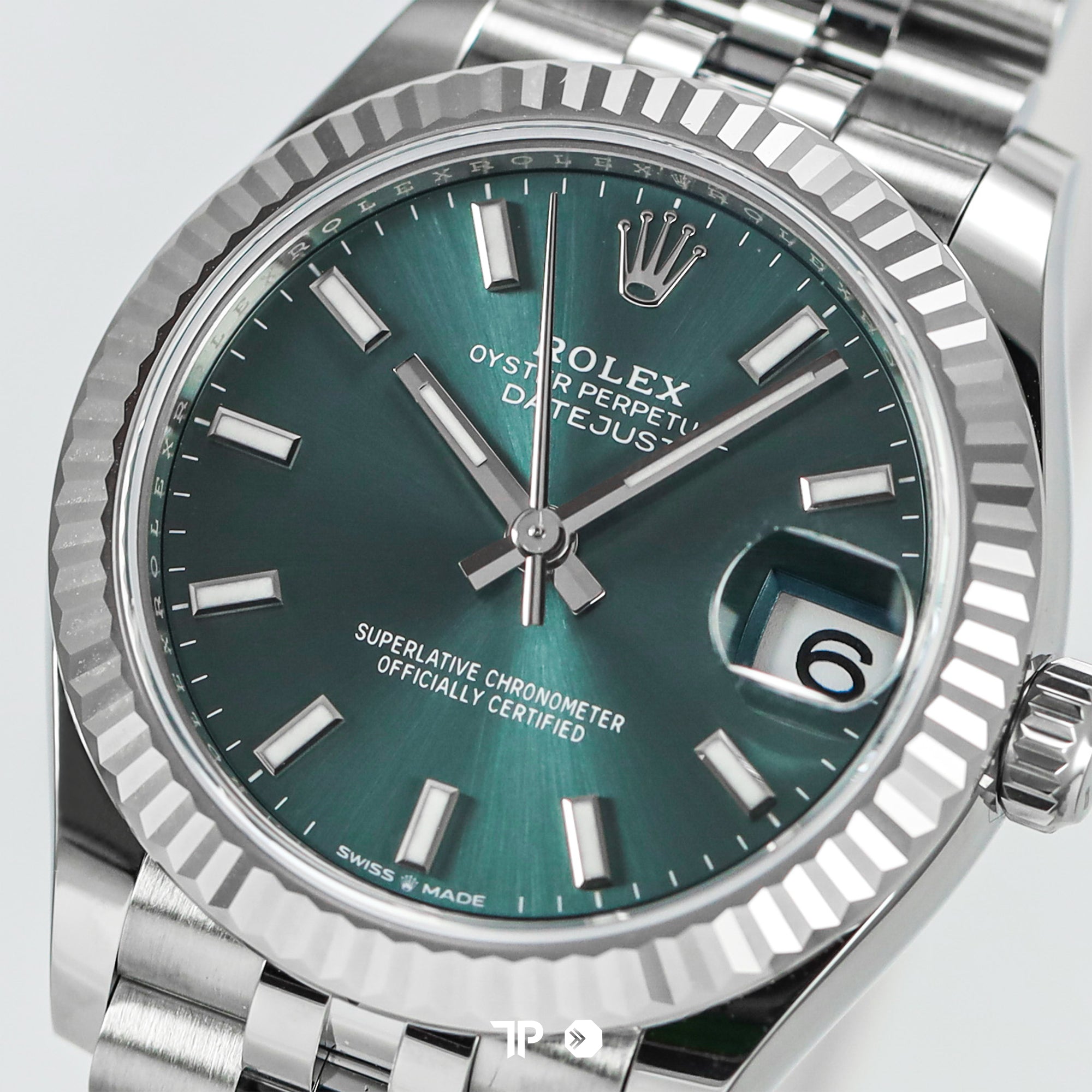 Datejust 31 Mint Green Dial Fluted Bezel Jubilee Bracelet NEW(2026)