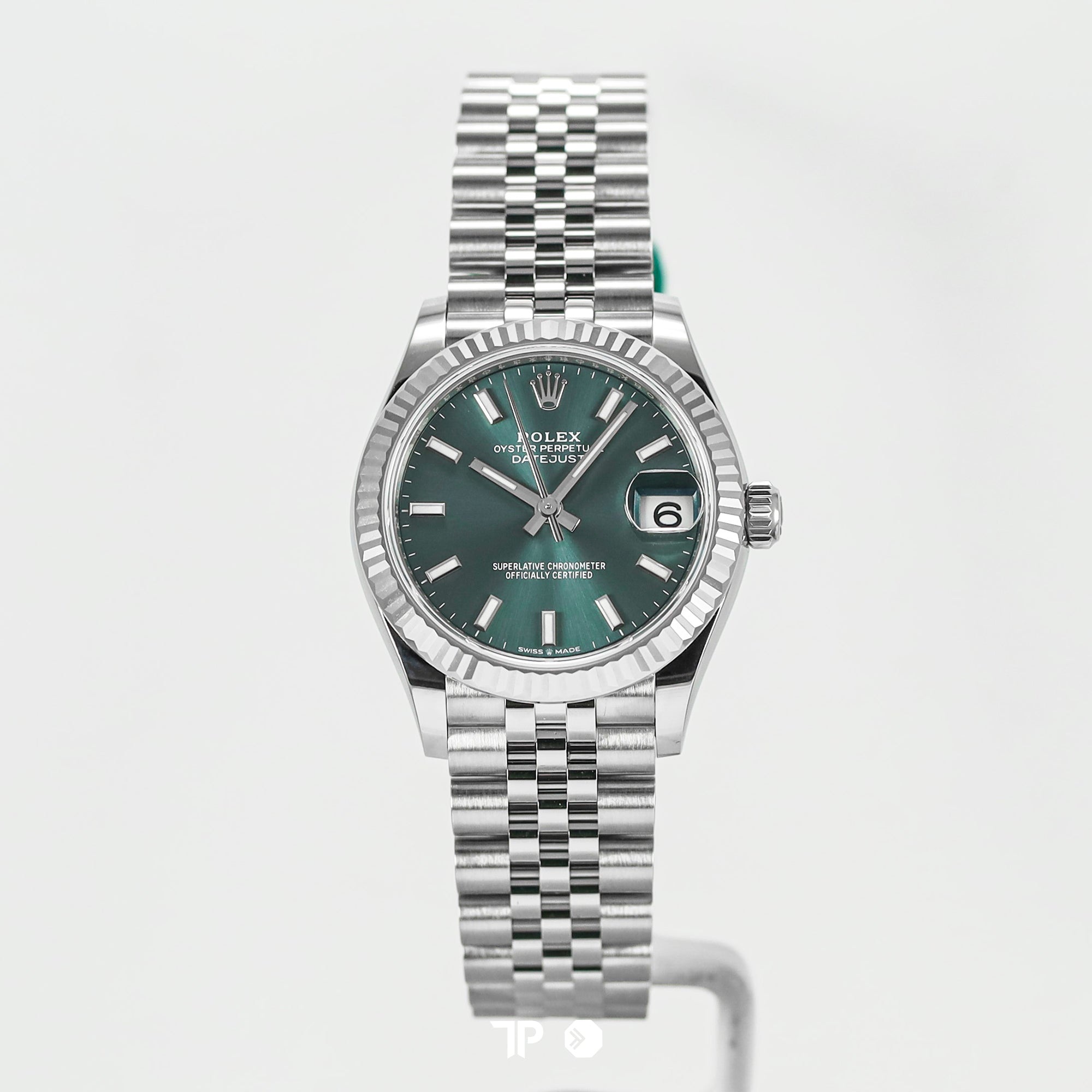 Datejust 31 Mint Green Dial Fluted Bezel Jubilee Bracelet NEW(2026)